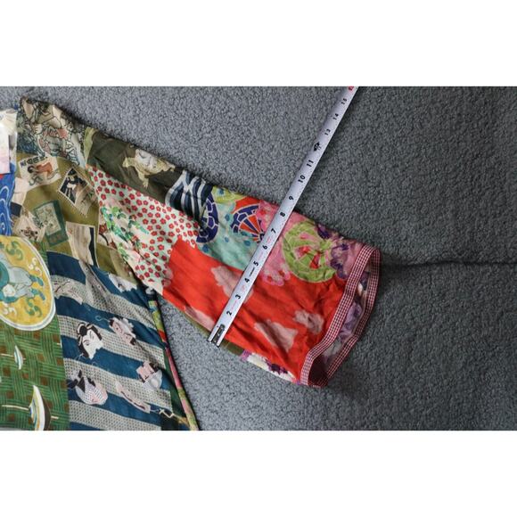 New Johnny Was Tunic Shirt Womens Small Multi Samantha Japanese Print - Picture 8 of 9